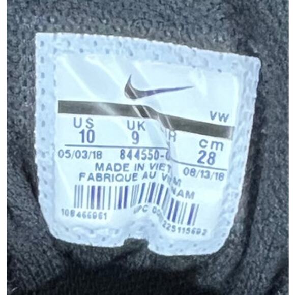 ***SOLD*** Mens Nike Durasport 4 Spikeless Golf Shoes Size 10 Black Metallic - Picture 6 of 6